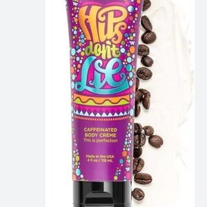 Perfectly Posh Hips Don’t Lie Caffeinated Body Creme 4 fl oz Reduce Cellulite